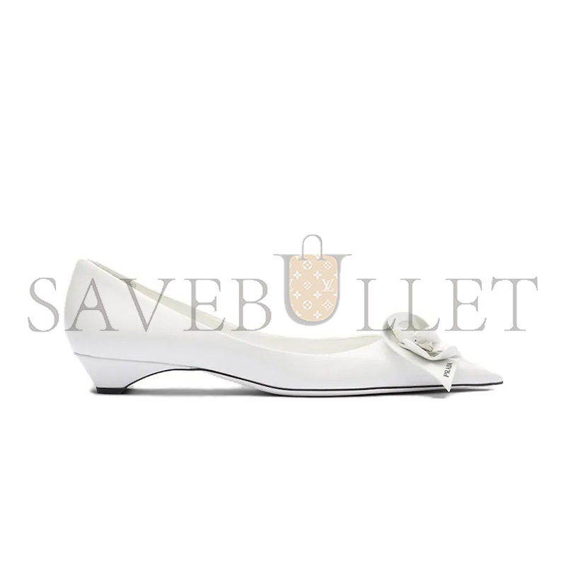 PRADA BRUSHED LEATHER PUMPS