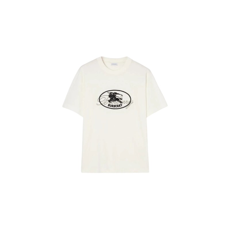 BURBERRY KNIGHT STAMP COTTON T-SHIRT 81234321