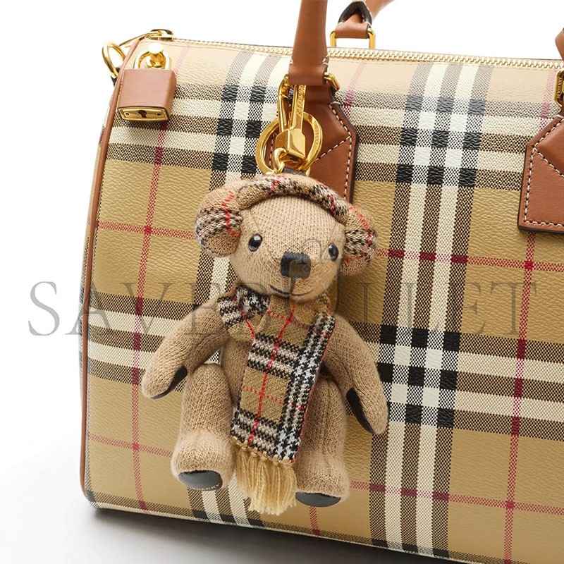 BURBERRY MEDIUM CHECK BOWLING BAG 81190491 (30*21*14.5cm) BURBERRY MEDIUM CHECK BOWLING BAG 81190491 (30*21*14.5cm)