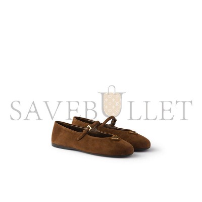 PRADA SUEDE BALLERINAS 1F793N