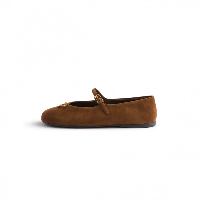 PRADA SUEDE BALLERINAS 1F793N PRADA SUEDE BALLERINAS 1F793N