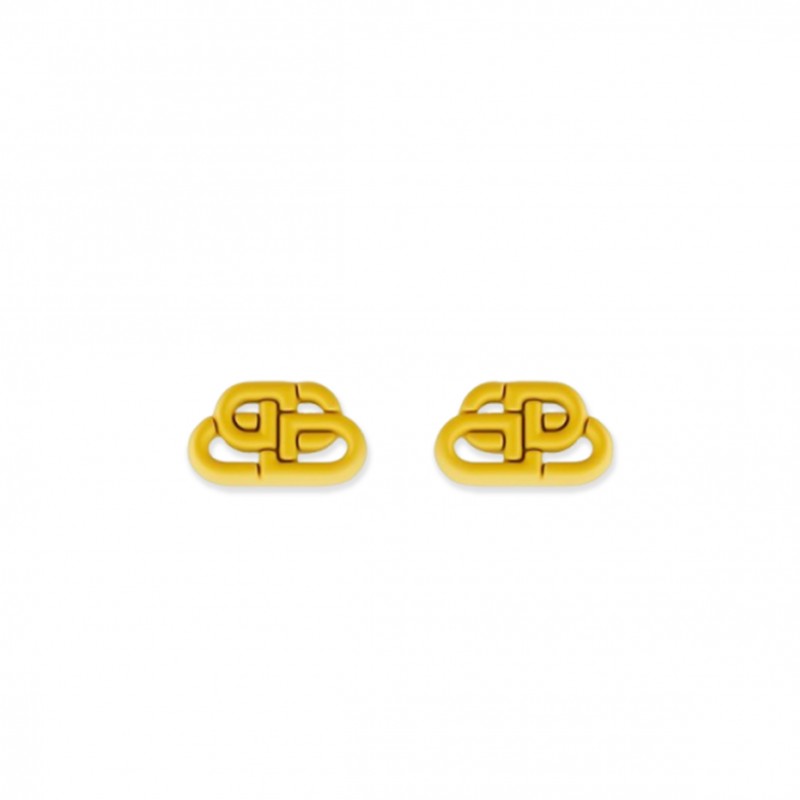 BALENCIAGA BB XS STUD EARRINGS 594709TZRSV8669