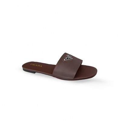 PRADA SAFFIANO PATENT LEATHER SLIDES PRADA SAFFIANO PATENT LEATHER SLIDES