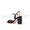 GUCCI LADY HORSEBIT-DETAILED LEATHER SANDALS 