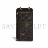 CHANEL TIMELESS CARD HOLDER CROSSBODY BAG LAMB BLACK (18*10*3cm) 