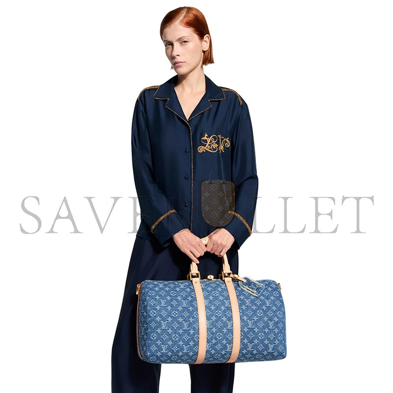 LOUIS VUITTON DENIM KEEPALL 45 M27943 (45*27*20cm)
