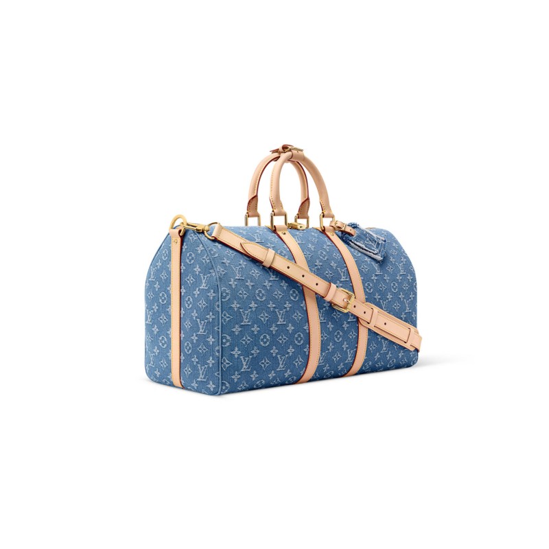 LOUIS VUITTON DENIM KEEPALL 45 M27943 (45*27*20cm)