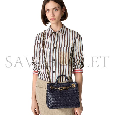 BOTTEGA VENETA SMALL ANDIAMO CHAIN NOCTURNAL 786008VCPP14184 (25*20*10cm) BOTTEGA VENETA SMALL ANDIAMO CHAIN NOCTURNAL 786008VCPP14184 (25*20*10cm)