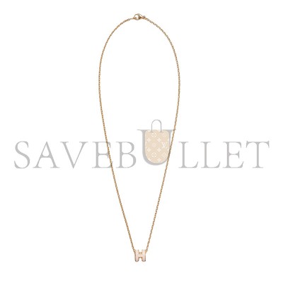 HERMES GOLD POP H NECKLACE METAL HERMES GOLD POP H NECKLACE METAL