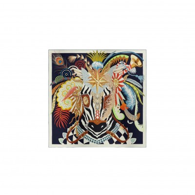 HERMES SCARF CHEVAL MASQUE SHAWL 140 H244305SV01 (136*135cm)