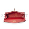 HERMES MASTER KELLY POCHETTE ROUGE VIF SWIFT GOLD HARDWARE (22*14*7cm)