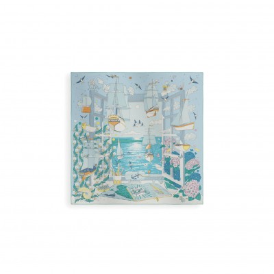 HERMES SCARF L'ESPRIT S'ENVOLE SCARF 90 H004300S (88.5*88.5cm)