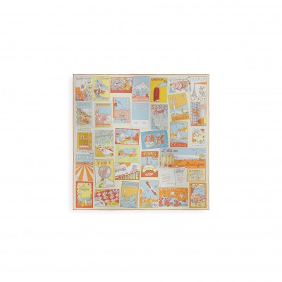 HERMES SCARF ON EST BIEN ICI ! SCARF 90 H004298S (88.5*88.5cm)