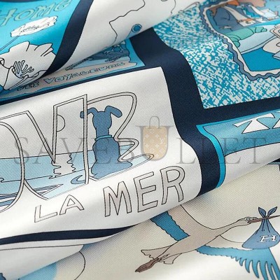 HERMES SCARF ON EST BIEN ICI ! SCARF 90 H004298S (88.5*88.5cm) HERMES SCARF ON EST BIEN ICI ! SCARF 90 H004298S (88.5*88.5cm)