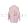 MIU MIU PINK STRIPED COTTON POPLIN SHIRT MK2007