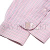 MIU MIU PINK STRIPED COTTON POPLIN SHIRT MK2007