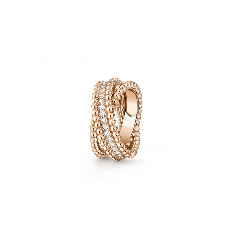VAN CLEEF ARPELS PERLÉE DIAMONDS DUO RING VCARP9XQ00