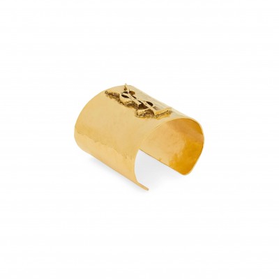 YSL CASSANDRE CUFF IN METAL 
