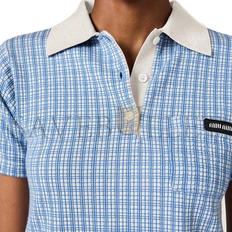 MIU MIU CASHMERE POLO SHIRT MML03X MIU MIU CASHMERE POLO SHIRT MML03X