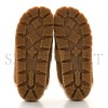 PRADA SUEDE SHEARLING METAL TRIANGLE LOGO LUG SOLE 