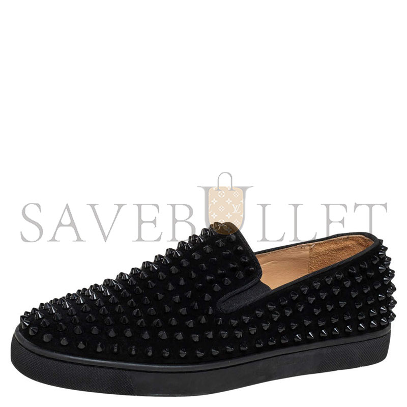 CHRISTIAN LOUBOUTIN SPIKE ROLLER BOAT SNEAKER 