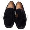 CHRISTIAN LOUBOUTIN SPIKE ROLLER BOAT SNEAKER 
