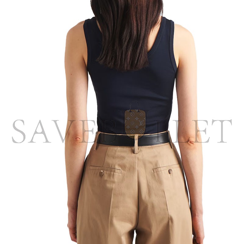 PRADA RIBBED KNIT TOP 39576L