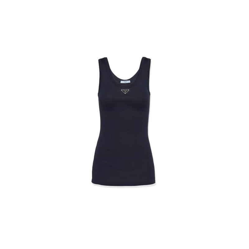 PRADA RIBBED KNIT TOP 39576L