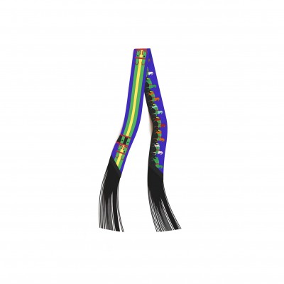 HERMES SCARF FRINGED TWILLY
