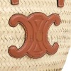 CELINE TEEN CELINE CLASSIC PANIER IN PALM LEAVES AND CALFSKIN 113832CGG.04LU (23*21*15cm) CELINE TEEN CELINE CLASSIC PANIER IN PALM LEAVES AND CALFSKIN 113832CGG.04LU (23*21*15cm)