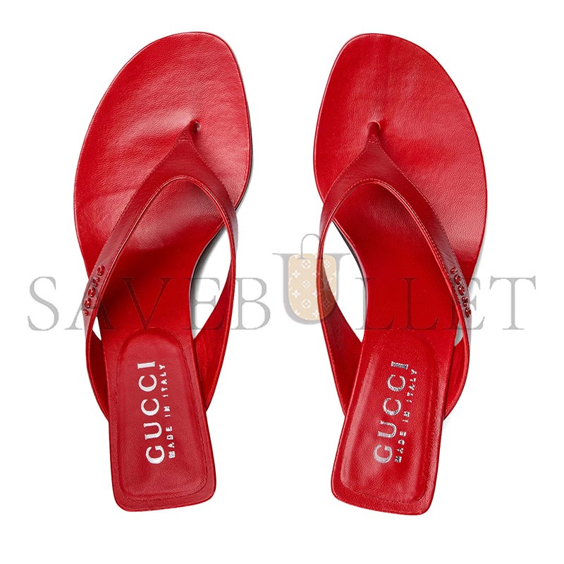 GUCCI WOMEN'S VITTORIA THONG 865403 GUCCI WOMEN'S VITTORIA THONG 865403