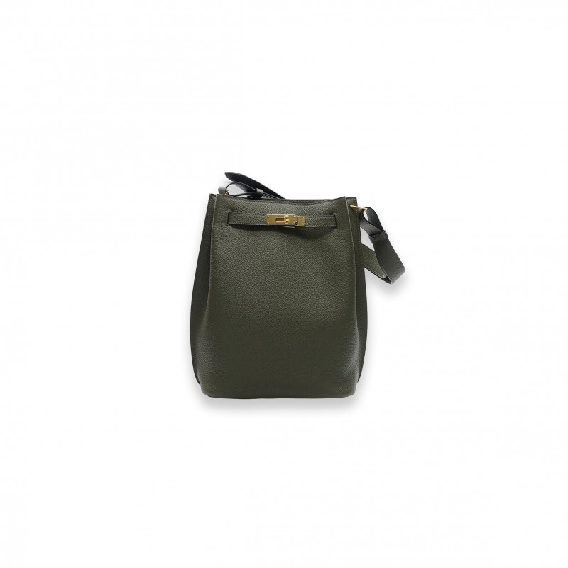 HERMES SO KELLY 22 TOGO GOLD HARDWARE (30*22*11cm)