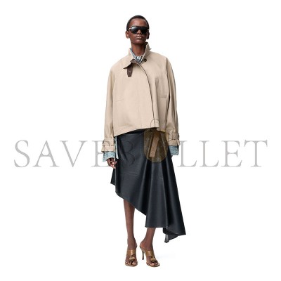 LOEWE SHORT PARKA IN COTTON AND SILK S359Y02XFE-2140 LOEWE SHORT PARKA IN COTTON AND SILK S359Y02XFE-2140