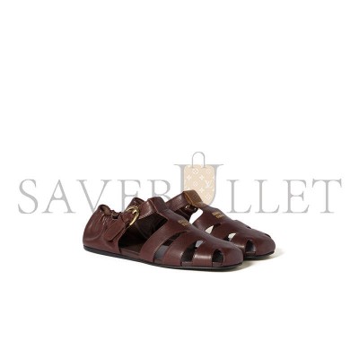 MIU MIU RUCHED NAPPA SANDALS 5E395E