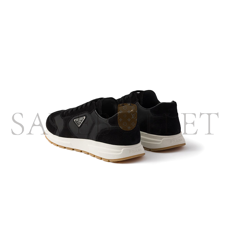 PRADA PRAX SUEDE AND RE-NYLON SNEAKERS 2EE455 PRADA PRAX SUEDE AND RE-NYLON SNEAKERS 2EE455