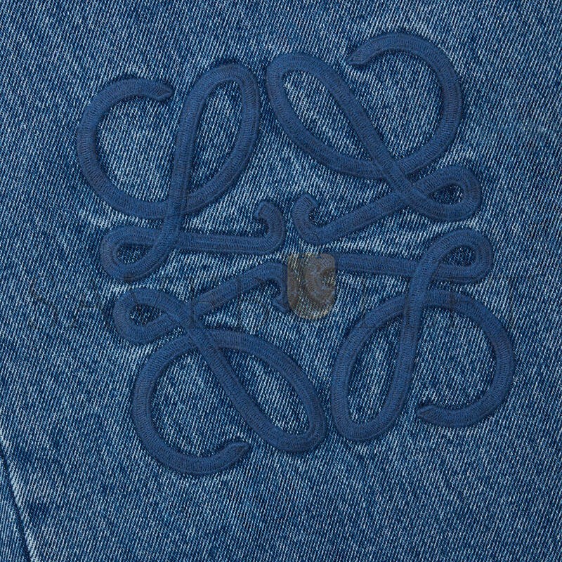 LOEWE ANAGRAM BAGGY JEANS IN DENIM H526Y11WA6
