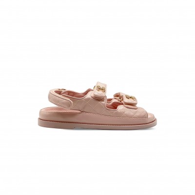 CHANEL SANDALS SHINY LAMBSKIN G35927