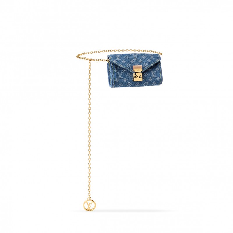 LOUIS VUITTON MASTER POUCH METIS BELT DENIM M4622Z (13.5*8cm) LOUIS VUITTON MASTER POUCH METIS BELT DENIM M4622Z (13.5*8cm)