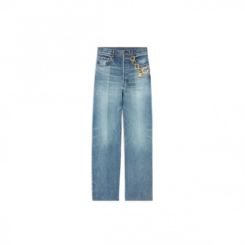 CELINE BOYFRIEND JEANS 002 IN COTTON DENIM RP0IU930F.GFV6