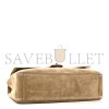 CHANEL MASTER SUEDE CALFSKIN SOUPLISSIMO MAXI FLAP DARK BEIGE (38*25*11cm)