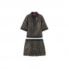 GUCCI WOOL TWEED LAMÉ SUIT 846682