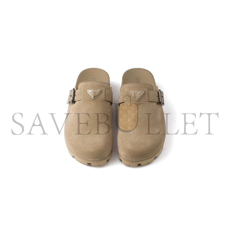 PRADA SUEDE MULES 2S3003 PRADA SUEDE MULES 2S3003