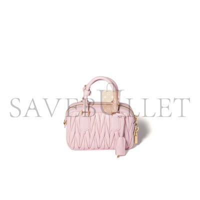 MIU MIU ARCADIE MATELASSÉ NAPPA LEATHER BAG 5BB123 (19*13*6cm)