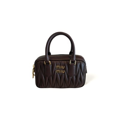MIU MIU ARCADIE MATELASSÉ NAPPA LEATHER BAG 5BB123 (19*13*6cm)