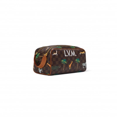 LOUIS VUITTON & THE DARJEELING LIMITED DOPP KIT CANVAS N40889 (28*16.5*15cm)