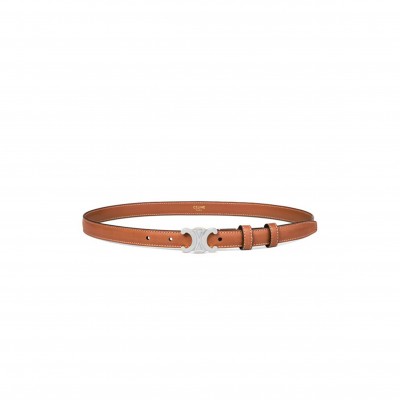 CELINE BELT TRIOMPHE 18MM IN NATURAL CALFSKIN 45AX63 CELINE BELT TRIOMPHE 18MM IN NATURAL CALFSKIN 45AX63