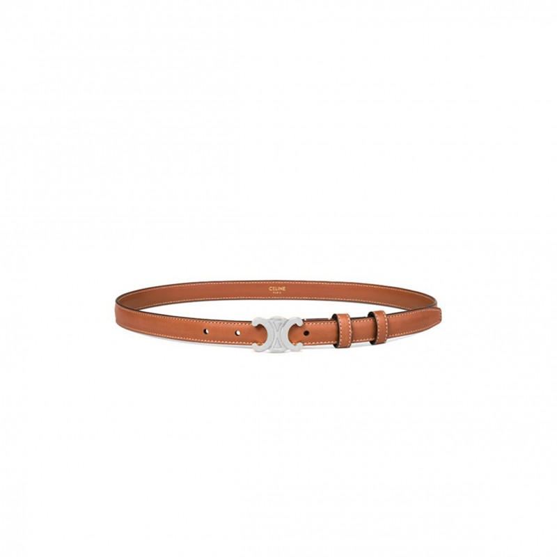 CELINE BELT TRIOMPHE 18MM IN NATURAL CALFSKIN 45AX63