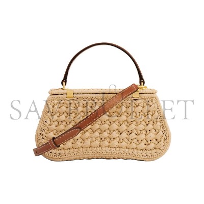 CELINE TEEN LOLA IN RAFFIA EFFECT 119862ETU.02NT (20*11.5*5cm) CELINE TEEN LOLA IN RAFFIA EFFECT 119862ETU.02NT (20*11.5*5cm)