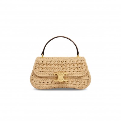 CELINE TEEN LOLA IN RAFFIA EFFECT 119862ETU.02NT (20*11.5*5cm)
