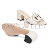 GUCCI WOMEN'S SLIDE SANDAL WITH INTERLOCKING G 782413